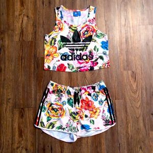 Floralita Tank and Shorts M Bundle Set Pink